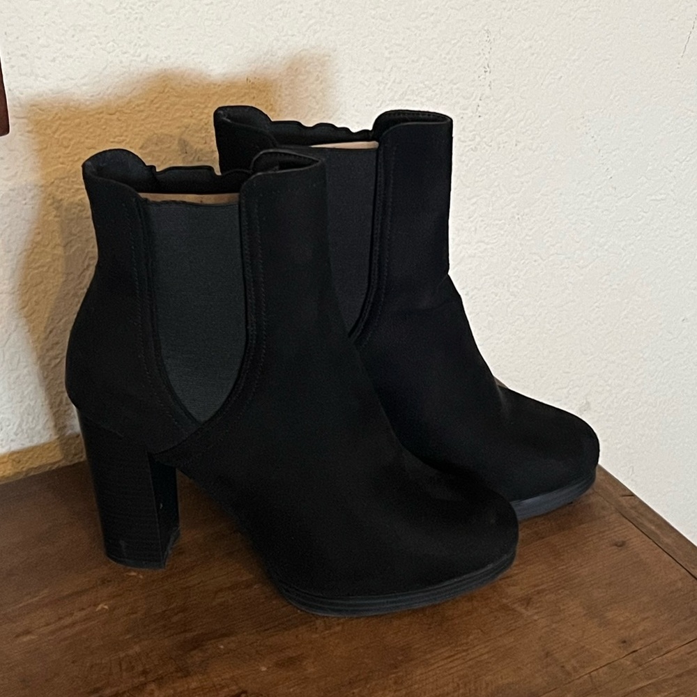 Black Heeled Booties